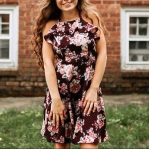 Francescas Floral Semi-Formal Dress